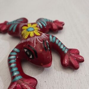 Colorful Ceramic Gecko Decor From Mexico